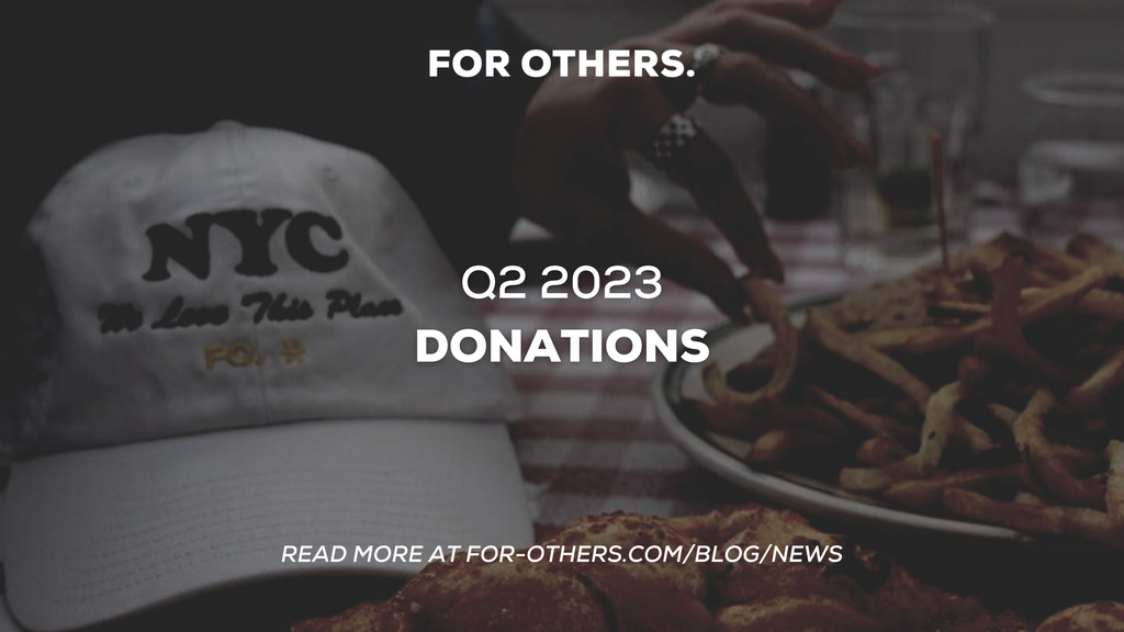 For Others announces Q2 2023 donation numbers